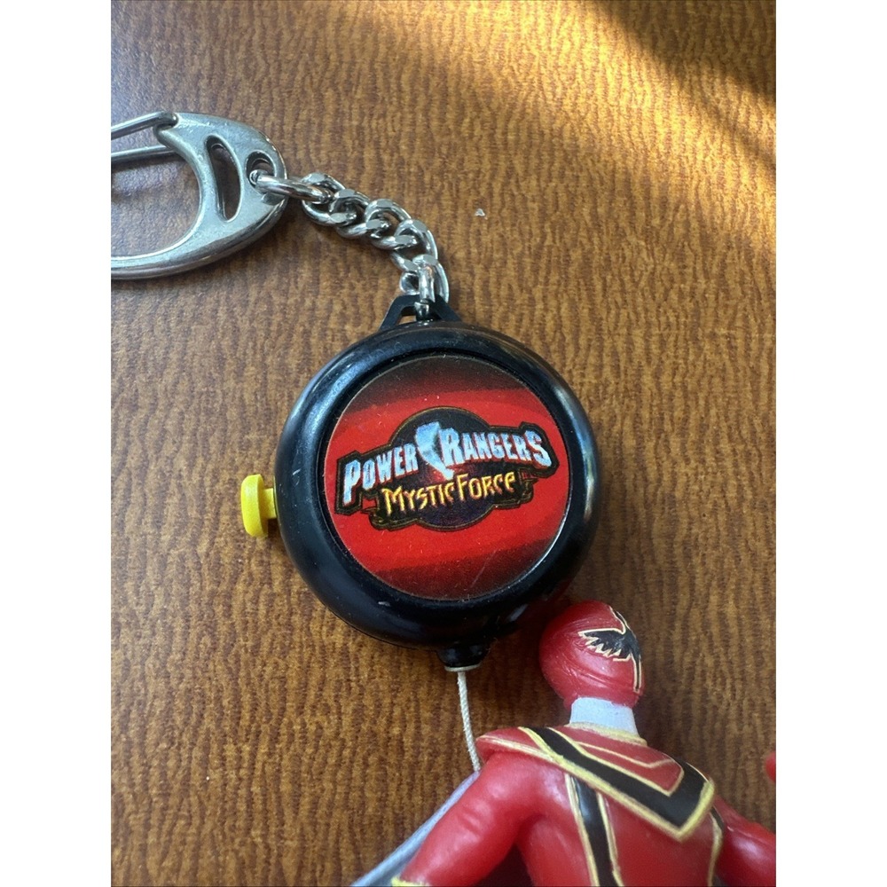 RARE 2006 Power Rangers Mystic Force Red Ranger Action Key Chain Soaring Figure - Picture 2 of 7